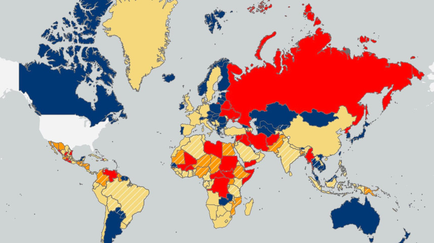 El sistema de Alertas de Viajes (Travel Advisories) de los Estados Unidos ubica a Paraguay en nivel 1